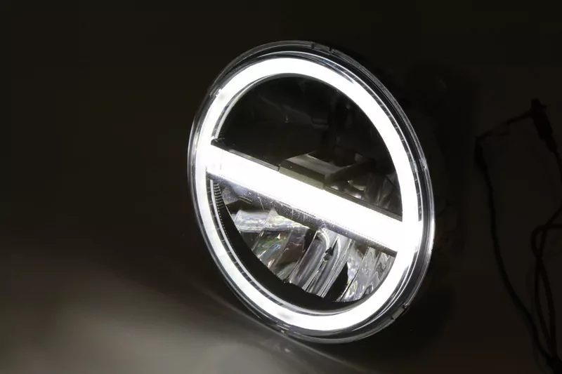 HIGHSIDER LED Hauptscheinwerfereinsatz TYP 6 mit TFL, rund, 5 3/4 Zoll E-geprüft