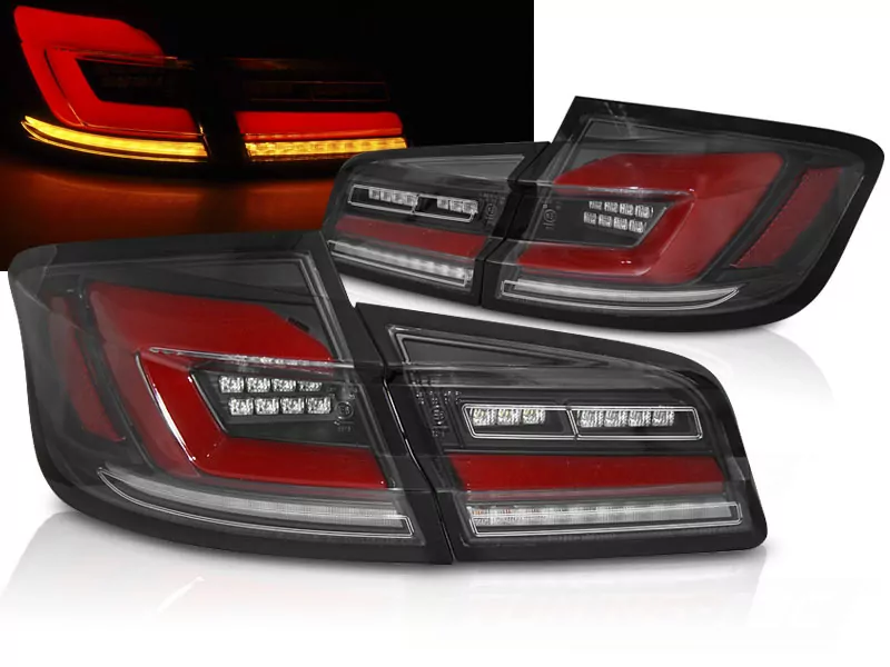 Led Bar Seq Tail Lights Black Fits Bmw F10 10-16