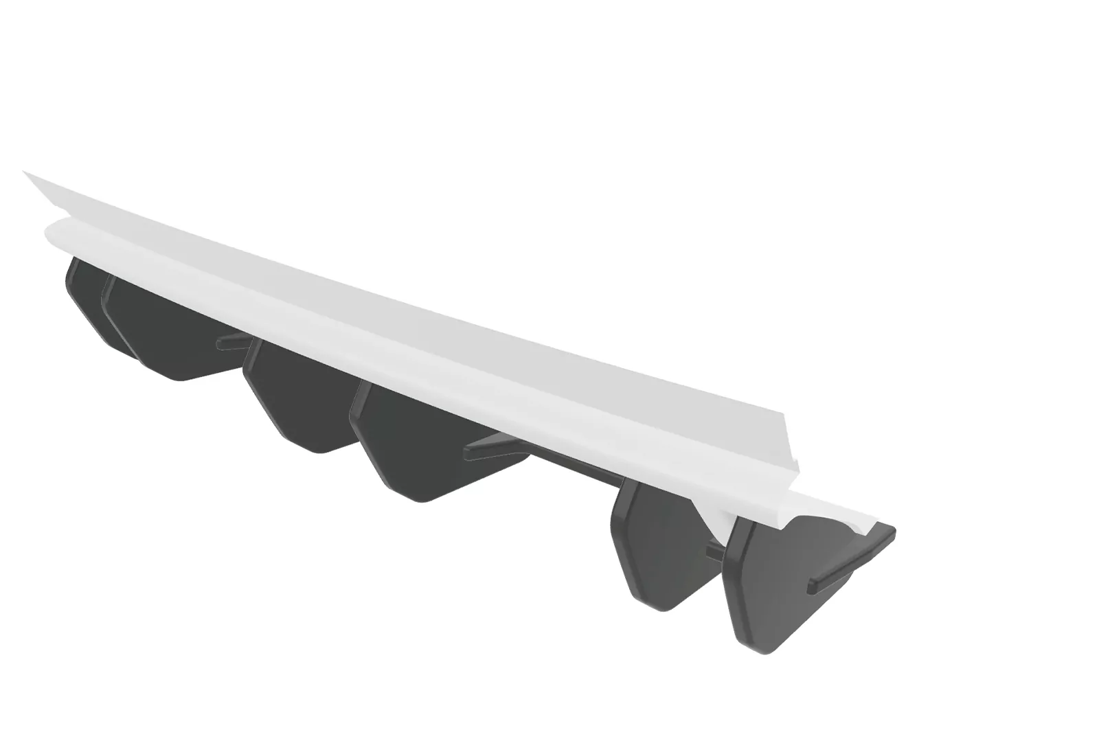 Racing Diffusor / Heckansatz für VW Golf 7 (Typ AU) R HA355