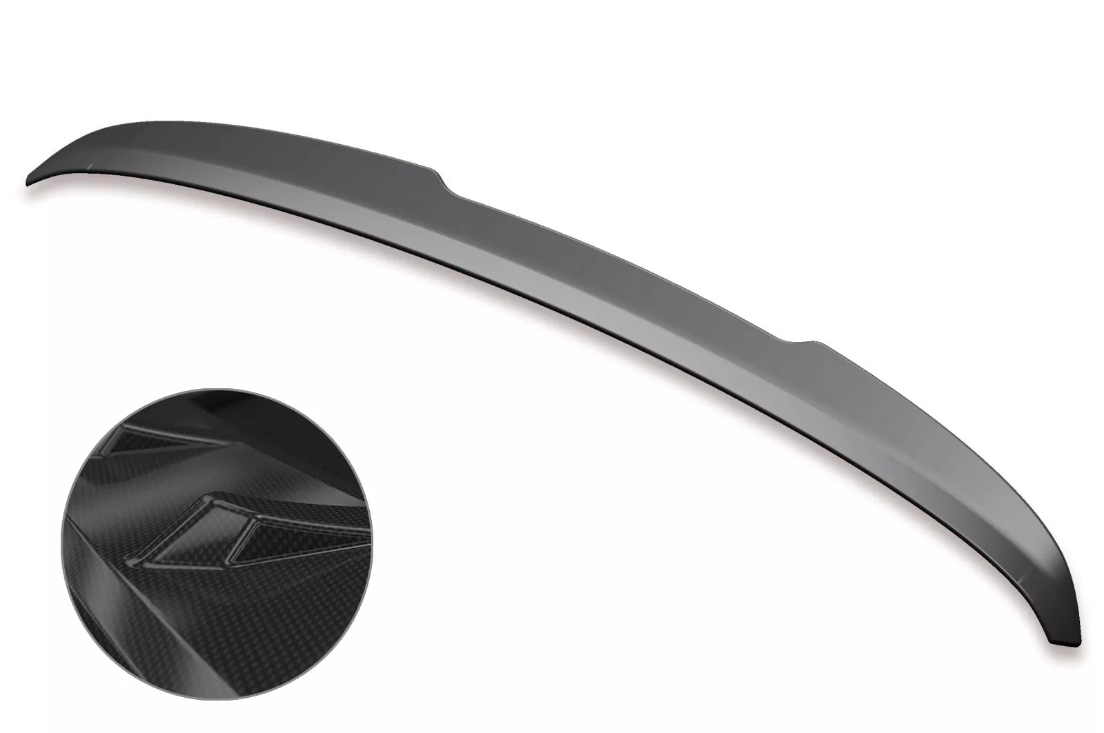 Heckflügel mit ABE für VW Touareg II HF595-C Carbon Look Hochglanz