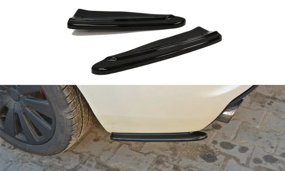Heck Ansatz Flaps Diffusor Passend Für Diffusor Passend Für CHEVROLET CAMARO V SS - EU, US VERSION (vor FL) Schwarz Hochglanz Schwarz Hochglanz