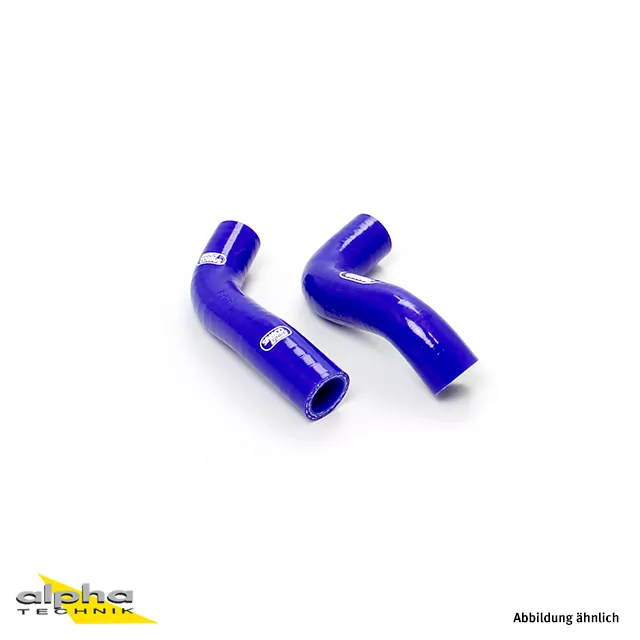 SAMCO SPORT Siliconschlauch Kit blau für Kawasaki ER6f ER6n Modelljahr 2005-2017