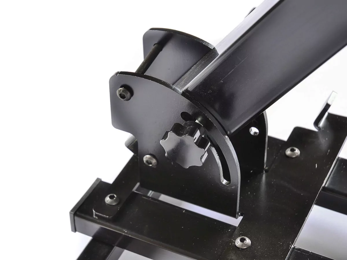 FK Lenkradhalterung Rennsimulator eGaming Lenkradgestell schwarz ohne Sitz