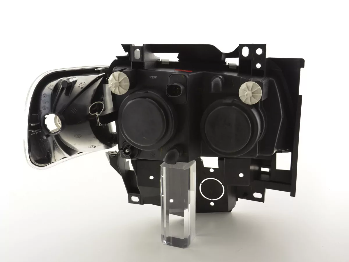 Scheinwerfer Set Angel Eyes VW Bus Typ T4 Bj. 97-02 schwarz