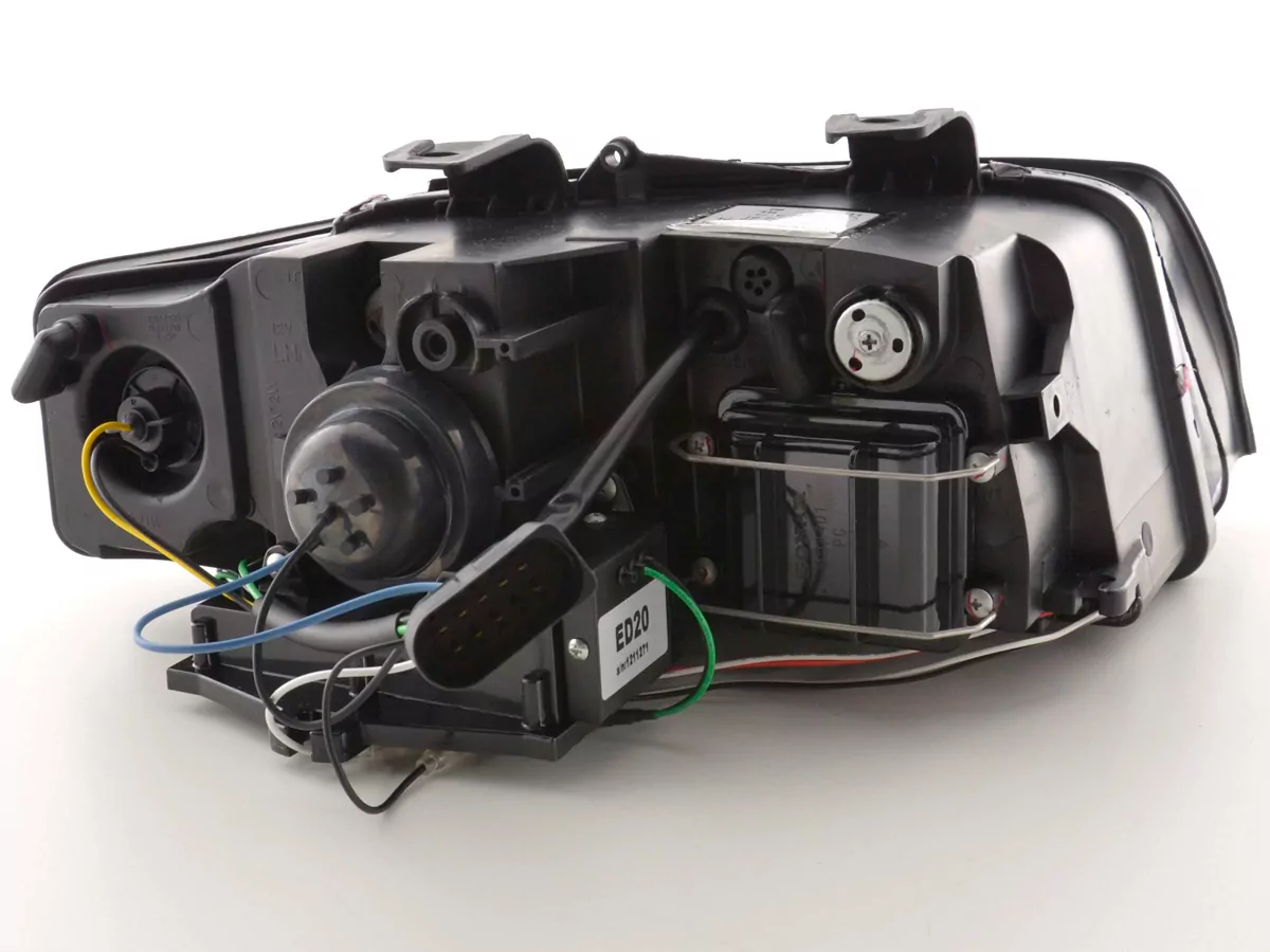 Scheinwerfer Set Daylight LED TFL-Optik Audi A4 Typ 8E Bj. 01-04 schwarz