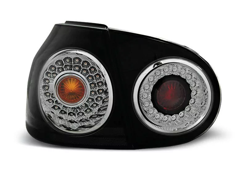 Led Tail Lights Smoke Fits Vw Golf 5 10.03-09