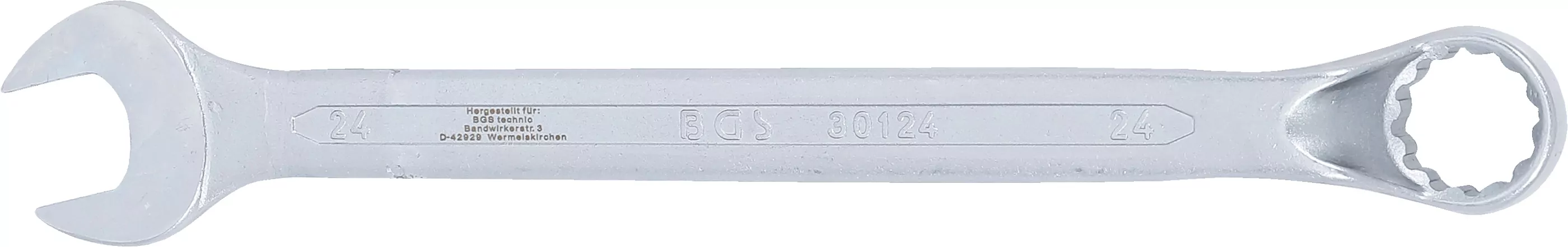 Maul-Ringschlüssel, gekröpft | SW 24 mm