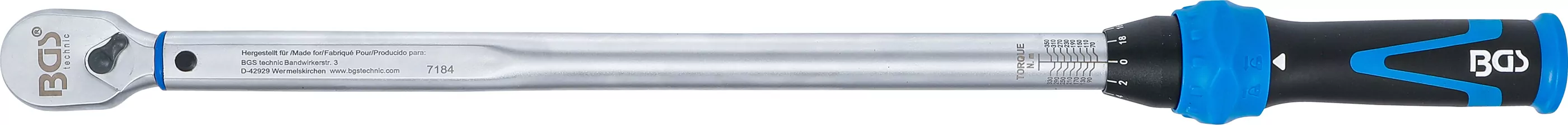 Drehmomentschlüssel | Abtrieb Außenvierkant 12,5 mm (1/2") | 70 - 350 Nm