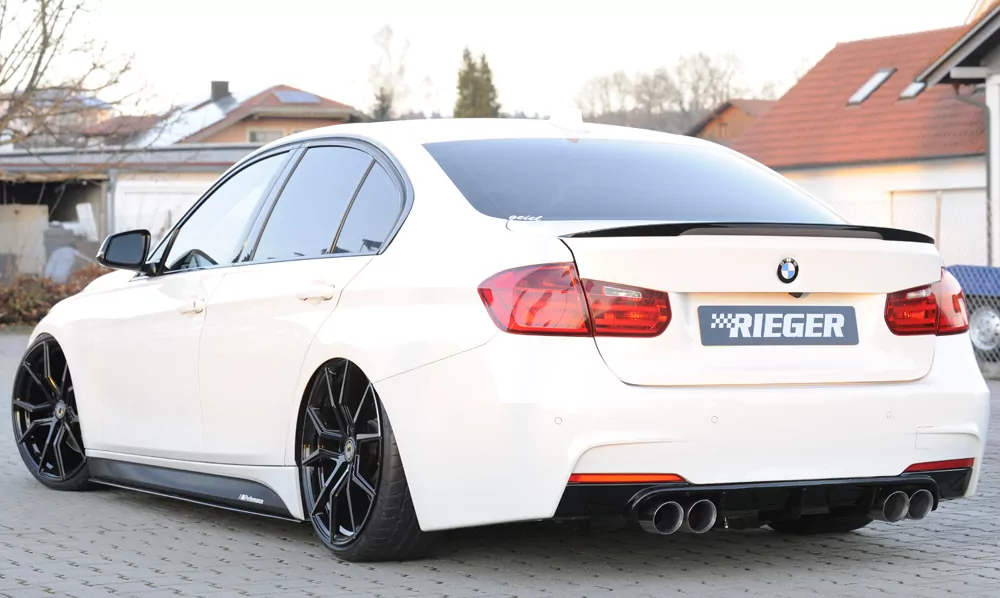 Rieger Heckeinsatz für BMW 3er F30  (3L) | Lim. 07.15- (ab Facelift) LCI nur für M-Paket-Heckschürze