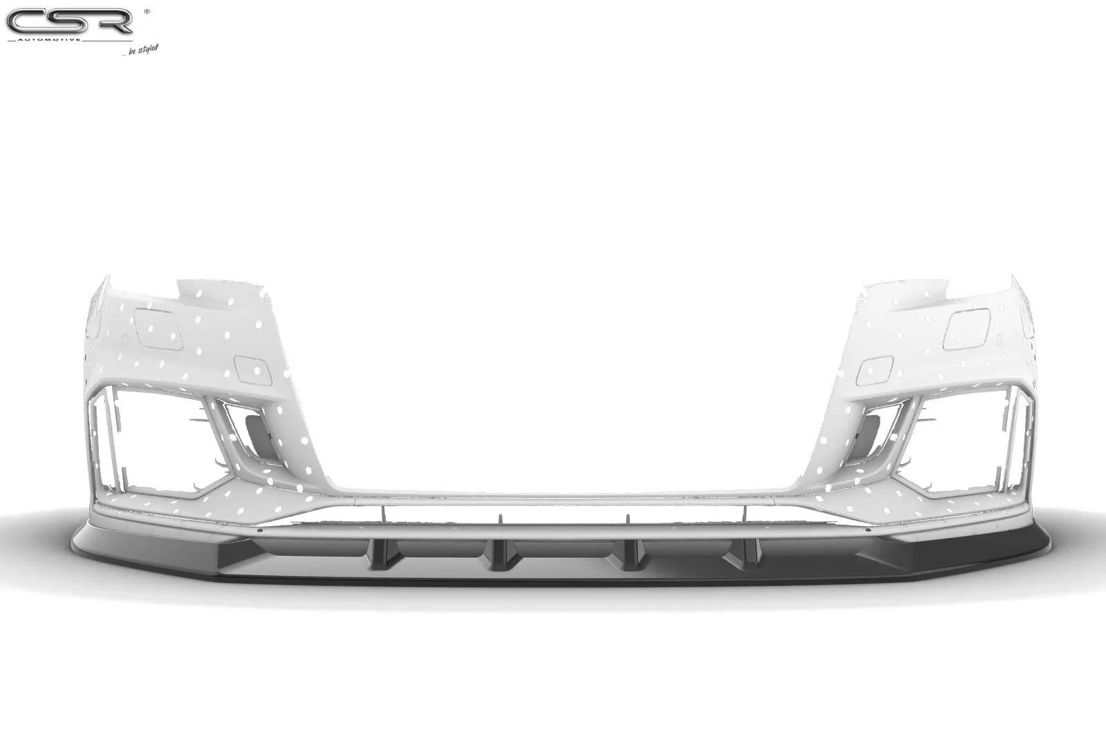 Cup-Spoilerlippe mit ABE für Audi RS3 8V CSL322-M Carbon Look (matt)