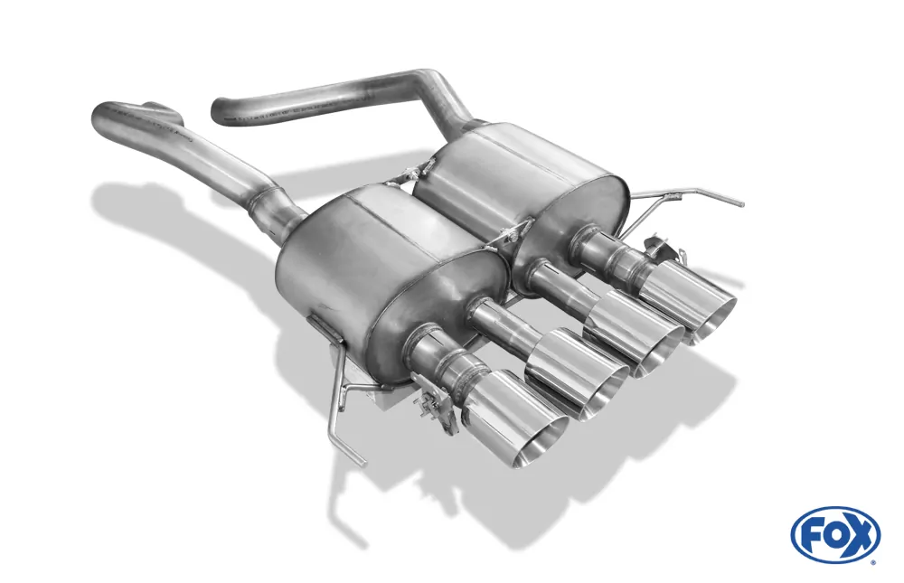 Corvette C7/ Z06  Endschalldämpfer Ausgang mittig - 4x100 Typ 25 mittig