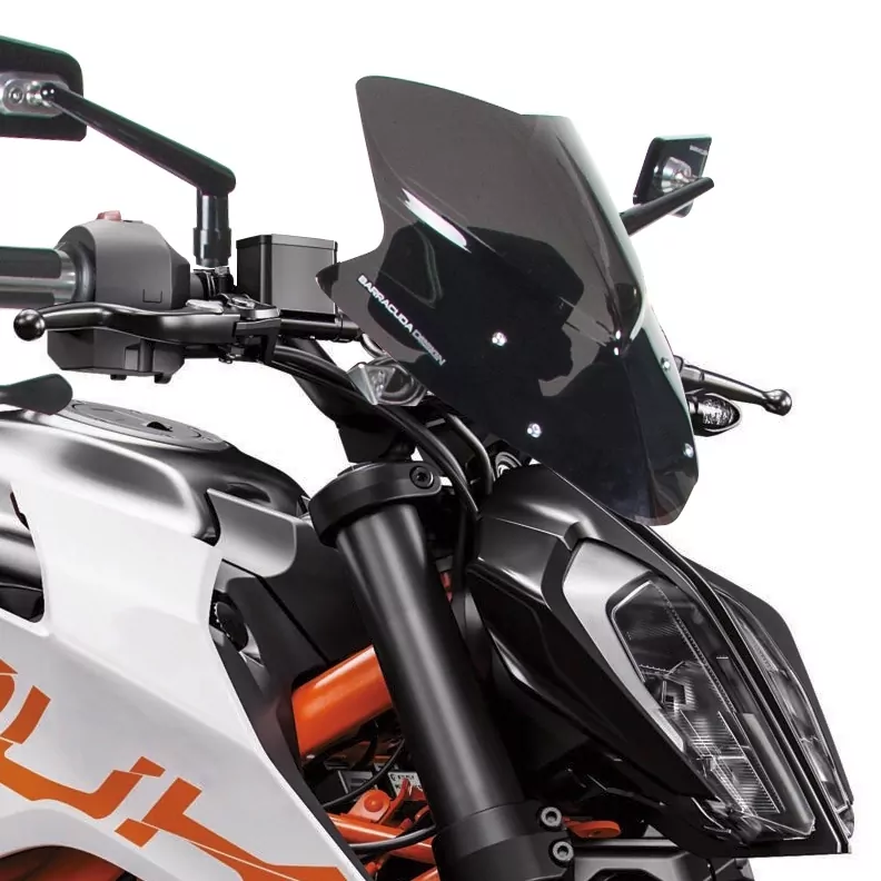 Barracuda Windschild Aerosport Plexiglas für KTM 125 Duke 2017 - 2019, KTM 390 Duke 2017 - 2018
