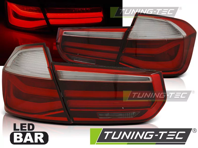 Led Bar Tail Lights Red Smoke Fits Bmw F30 11-15