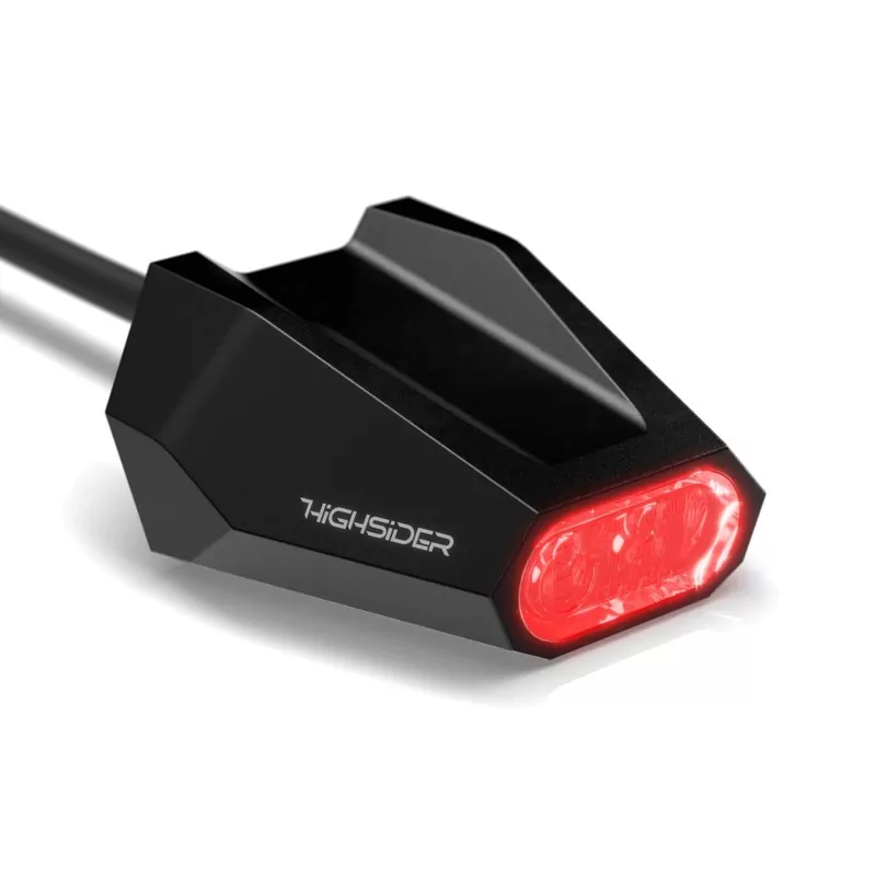 HIGHSIDER pro Split-V LED TailLight Black/Translucent E-Approved (1pc)