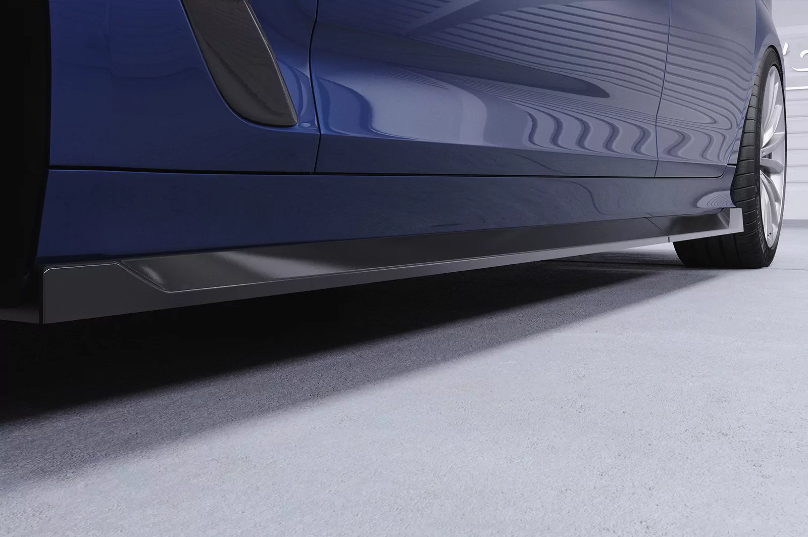 Seitenschweller für BMW 5er G31 Touring SS582 Schwarz Strukturiert