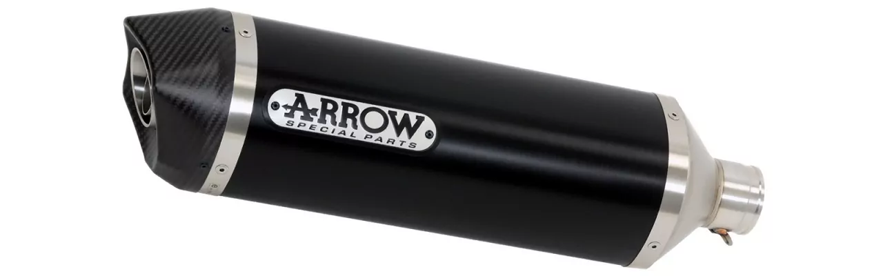 Arrow Race-Tech Aluminium Dark Kymco XCITING 400i S 18-19