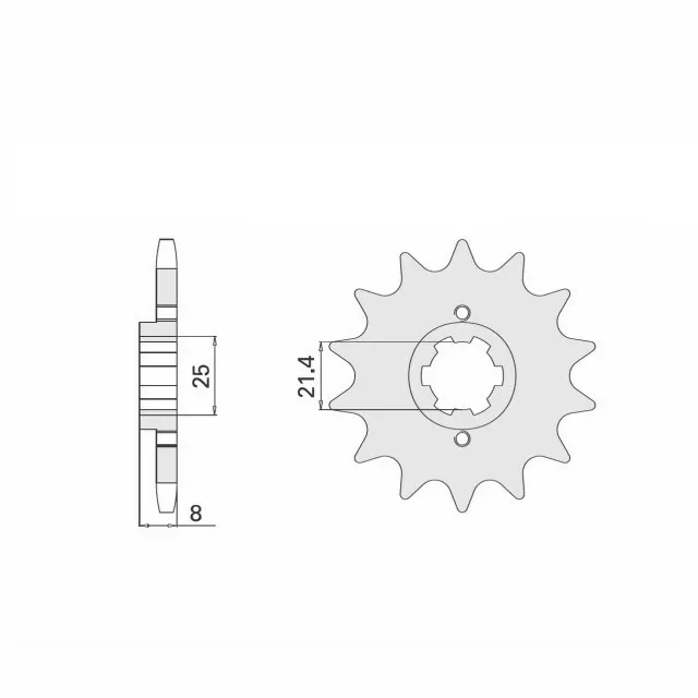 Ritzel 16 Zähne Teilung 520