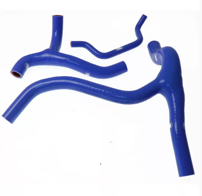 SAMCO SPORT Siliconschlauch Kit nur mit Boyesen Wasserpumpe blau für Kawasaki KX450F Modelljahr 2012-2015