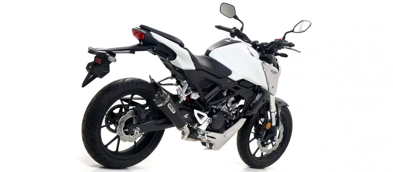 Arrow X-Kone Edelstahl HONDA CB 125 R 18-20