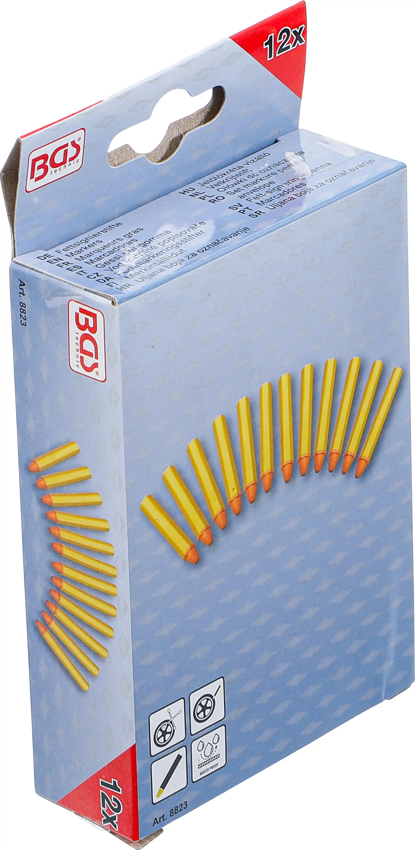 Fettsignierstifte | gelb | 12 Stück