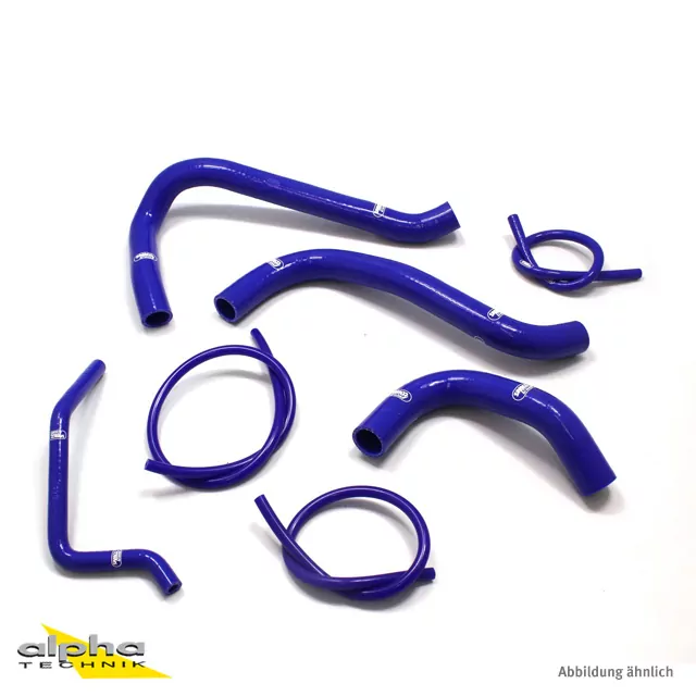 SAMCO SPORT Siliconschlauch Kit blau für Honda CBR1100XX Vergaser-Modelle Modelljahr 1996-1998