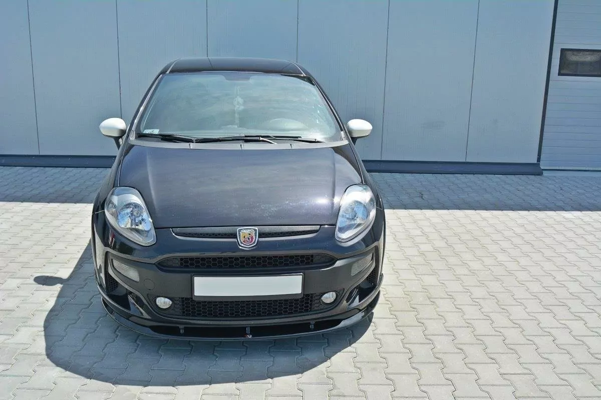 Front Ansatz Passend Für Passend Für Fiat Punto Evo Abarth Schwarz Hochglanz Schwarz Hochglanz