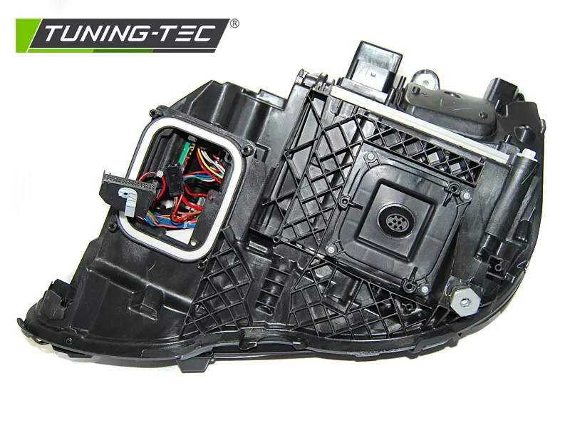 HEADLIGHTS TRUE DRL BLACK fits MERCEDES W212 13-16