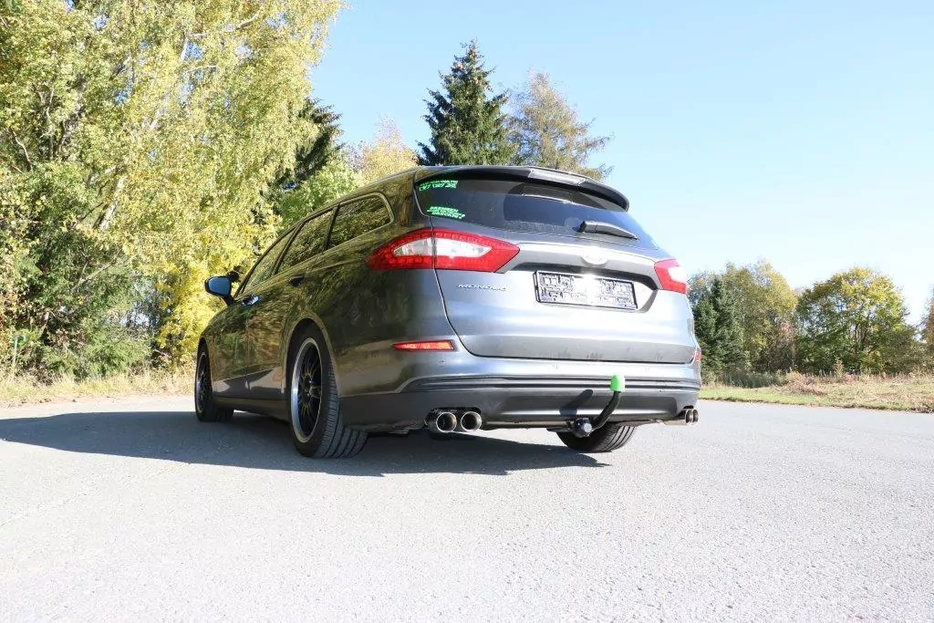 Mondeo V Schrägheck/ Turnier/ Stufenheck  Endschalldämpfer quer Ausgang rechts/links - 2x76 Typ 25 rechts/links