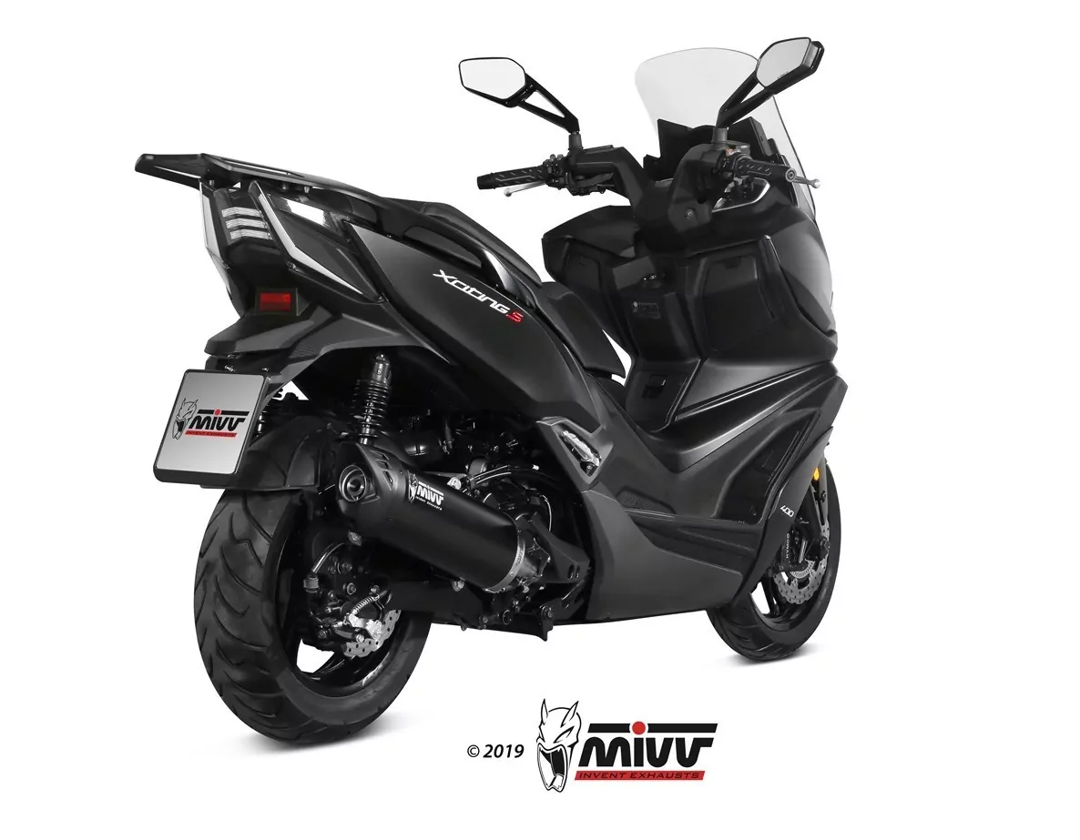 MIVV MOVER Edesltahl Schwarz KYMCO XCITING 400i S 2019 > 2020