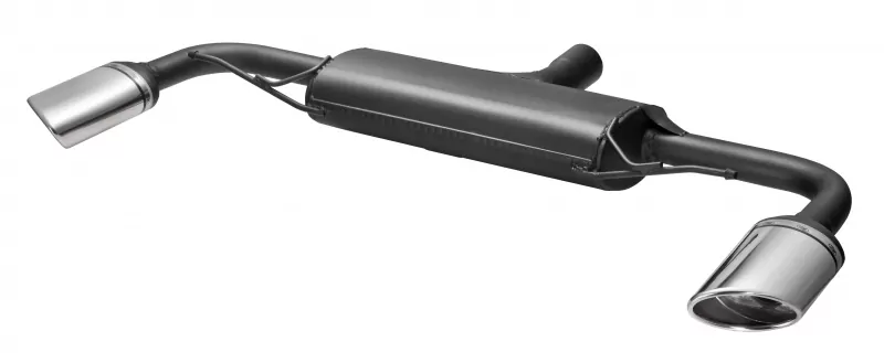 Ulter Sportauspuff für Audi TT typ 8J 2007-2013 - 2 Duplex Endrohre Oval 120×80