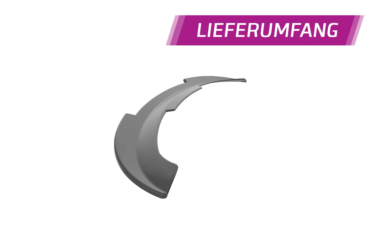 Heckflügel mit ABE für Mini Clubman F54 HF938 Schwarz Strukturiert