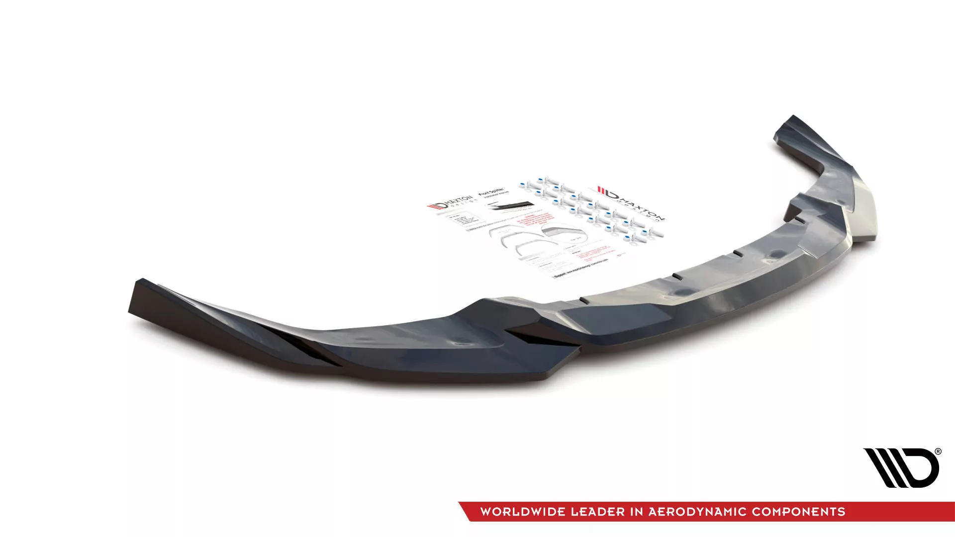 Front Ansatz V.1 Für BMW M2 Competition F87 Schwarz Hochglanz