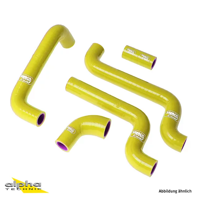 SAMCO SPORT Siliconschlauch Kit gelb für Aprilia RS125 Modelljahr 2005-2012