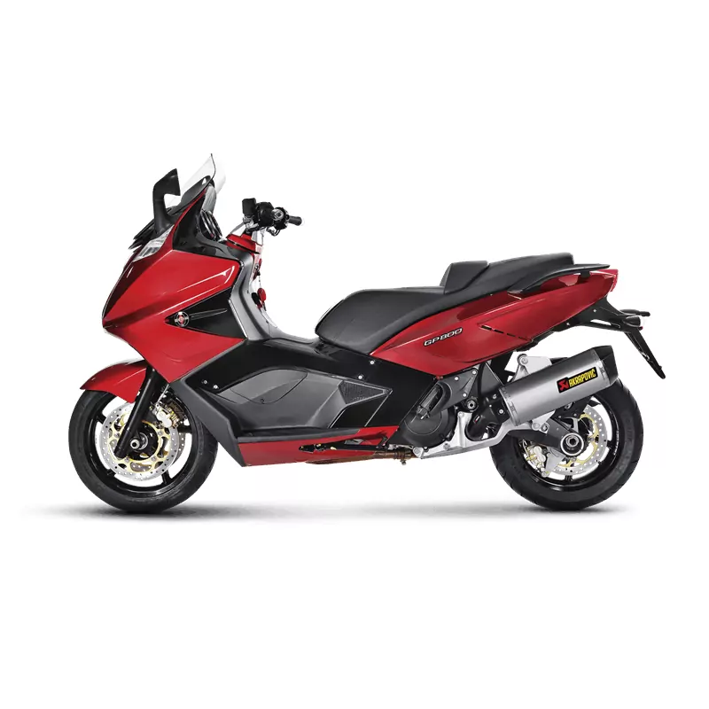 Akrapovic Slip-On Line (SS) Endschalldämpfer für Aprilia SRV 850 Modelljahr 2012-2016 und für Gilera GP 800 Modelljahr 2008-2015