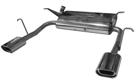 Renault Laguna II B74 - Limousine  Endschalldämpfer Ausgang rechts/links  - 135x80 Typ 53 rechts/links