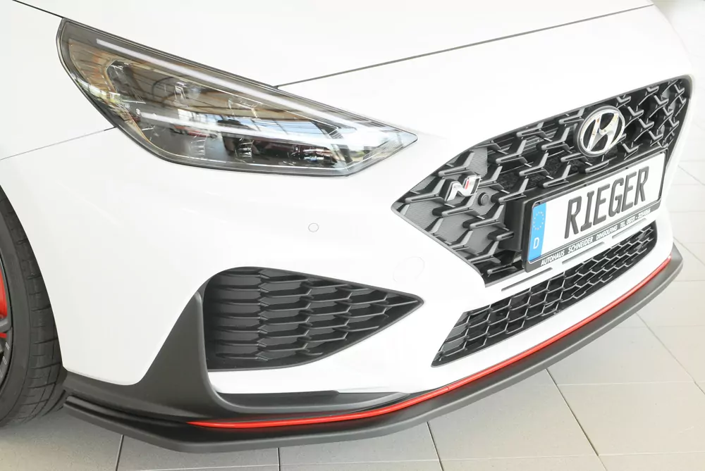 Rieger Spoilerschwert matt schwarz für Hyundai i30 N-Performance  (PDE) 5-tür. (Schrägheck) 05.21- (ab Facelift)