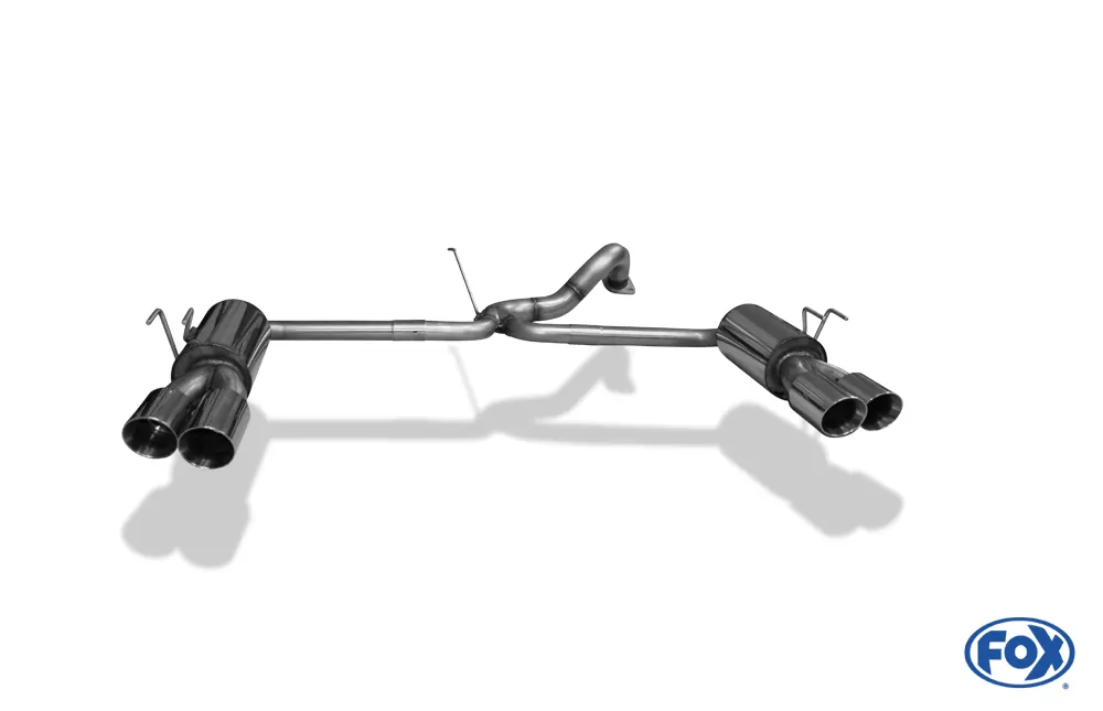 Mercedes CLA - C117/ X117 mit originalen Endrohre -  4-matic  Endschalldämpfer quer Ausgang rechts/links - Für Modelle mit originalen Standard Endrohren - diese können einfach verschraubt werden