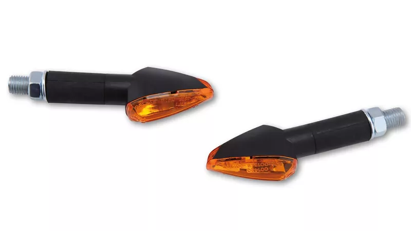 SHIN YO Peak Indicators Black/Orange E-Approved (Pair)