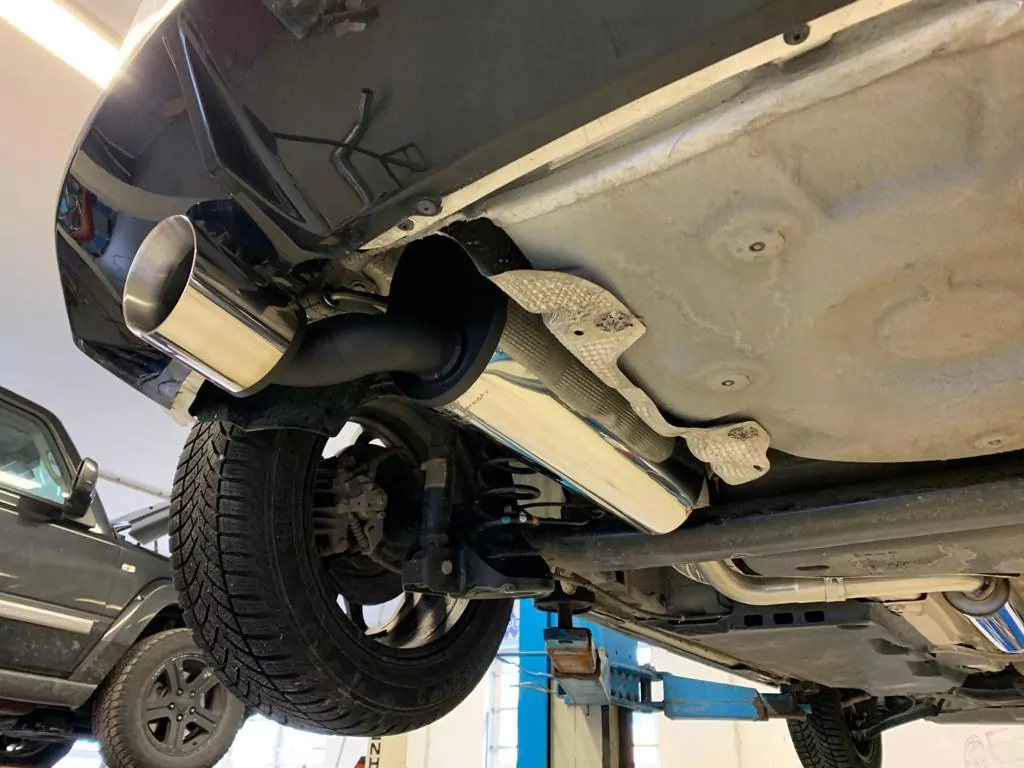 VW Golf VII Facelift starre Hinterachse  Vorschalldämpferersatzrohr für Modelle ohne OPF