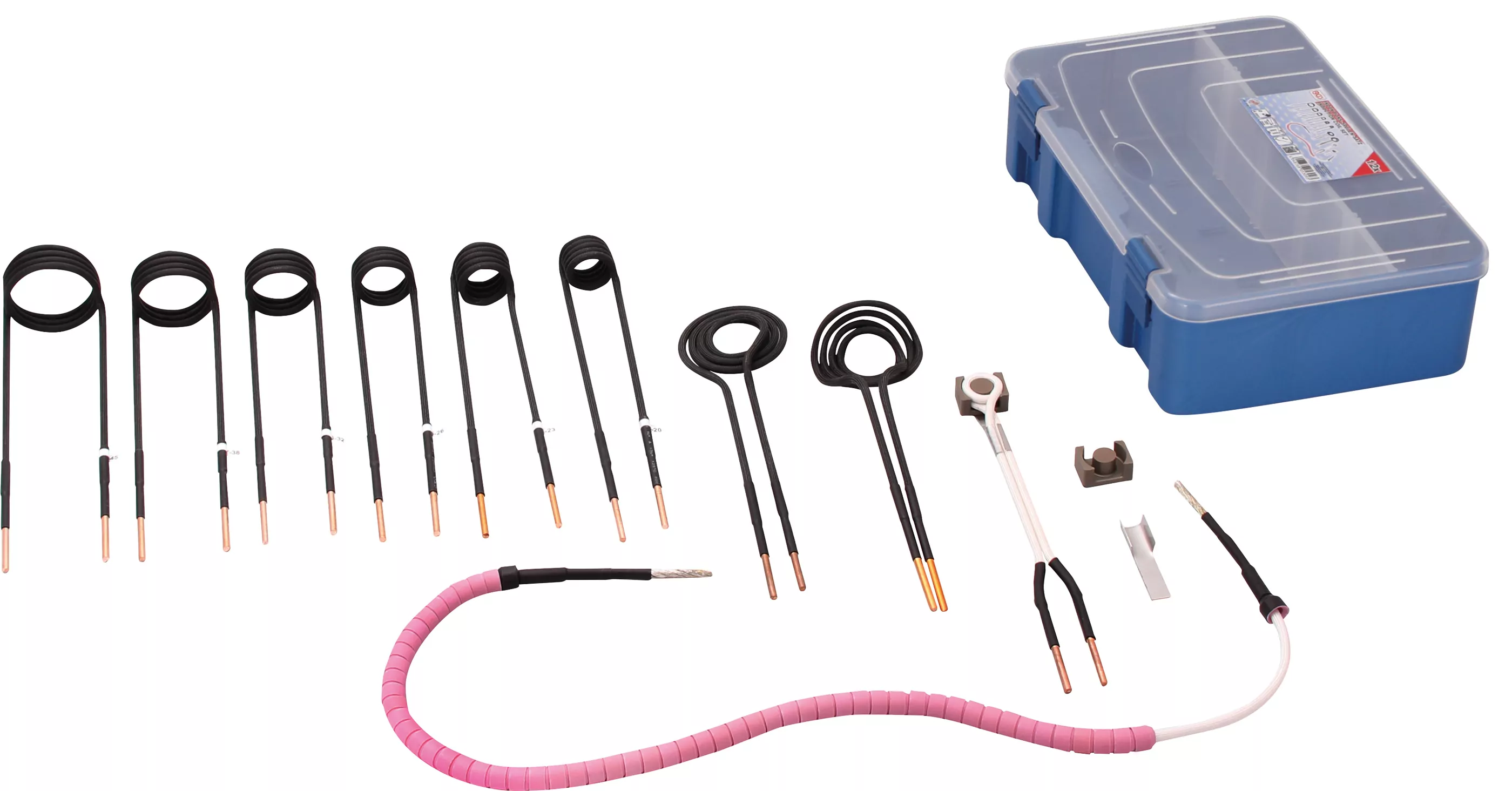 Induktions-Spulen-Satz für Induktionsheizgerät | 90° abgewinkelt | für Art. 2169, 3390, 3391 | 8-tlg.