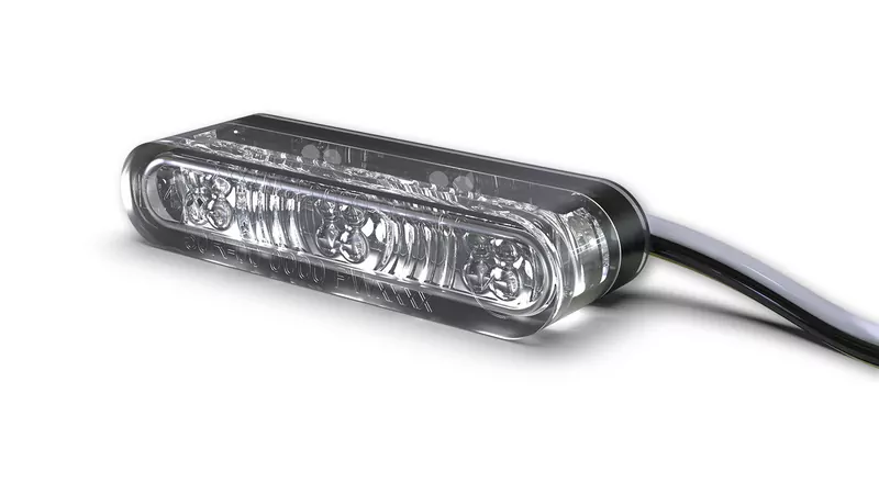 HIGHSIDER pro Star-MX1 Pro Modul LED Blinker/Positionslicht Schwarz/Getönt 2in1, E-Geprüft (Paar)