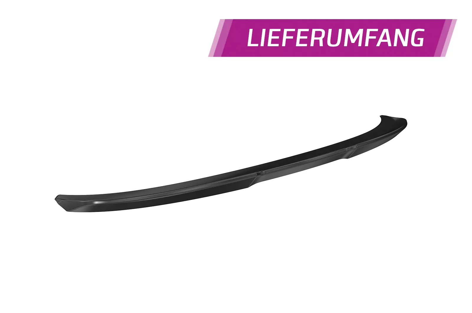 Heckflügel mit ABE für BMW 3er E90 HF005 Schwarz Strukturiert