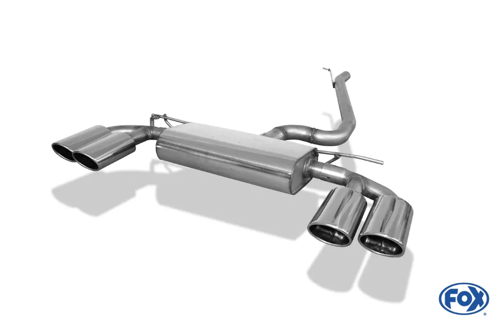 VW Golf VII 4-Motion R-Optik  Endschalldämpfer quer Ausgang rechts/links - 2x115x85 Typ 32 rechts/links