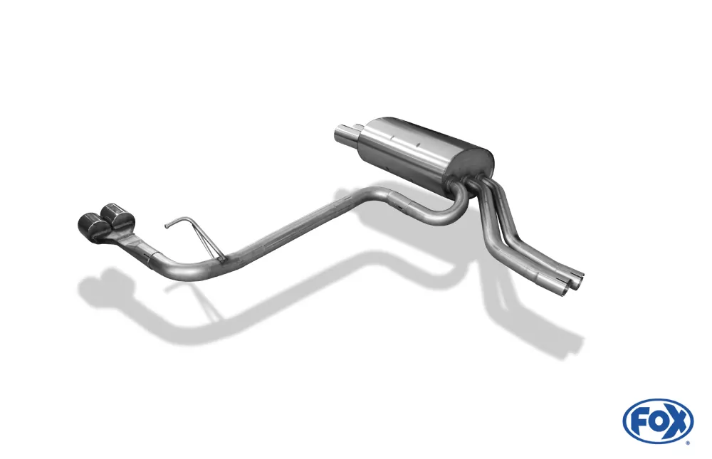 BMW E46 330d/ 330xd  Endschalldämpfer Ausgang rechts/links zweiflutig - 2x76 Typ 13 rechts/links