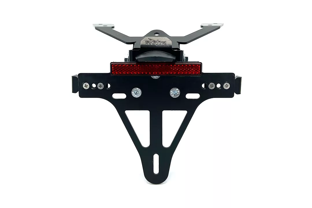 alpha Technik Kennzeichenhalter für Kawasaki ER-6N und ER-6F für Modelljahr 2009 - 2011 Typ ER650C / EX650C