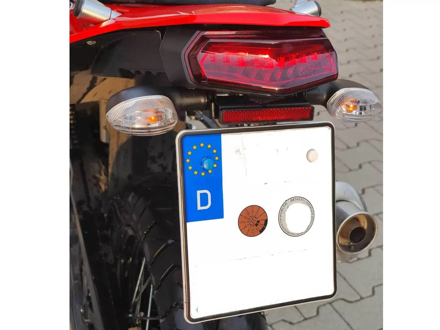 Kennzeichenhalter IQ5 für Yamaha Tenere 700 (2019-2021)