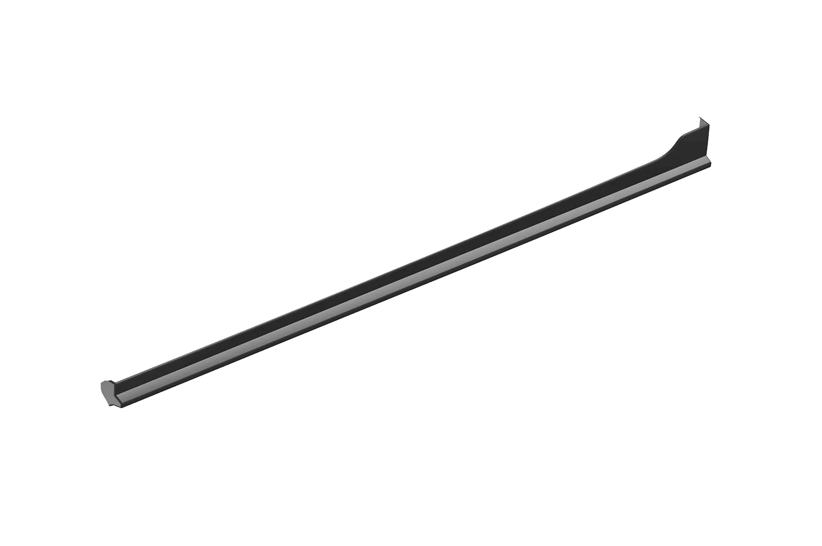 Seitenschweller für VW Polo VI 2G Typ AW SS462 Strukturiert (schwarz matt)