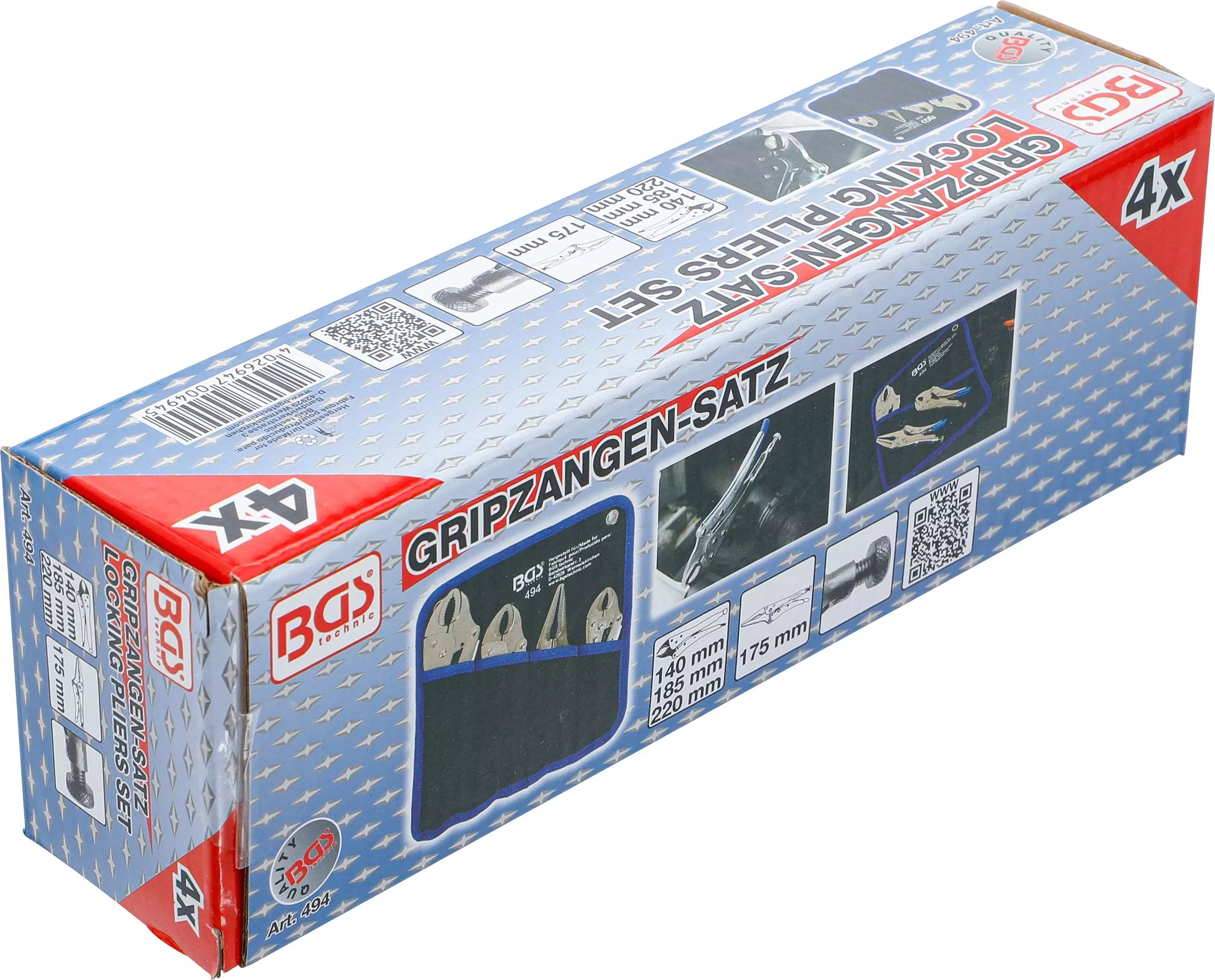 Gripzangen-Satz | 4-tlg.