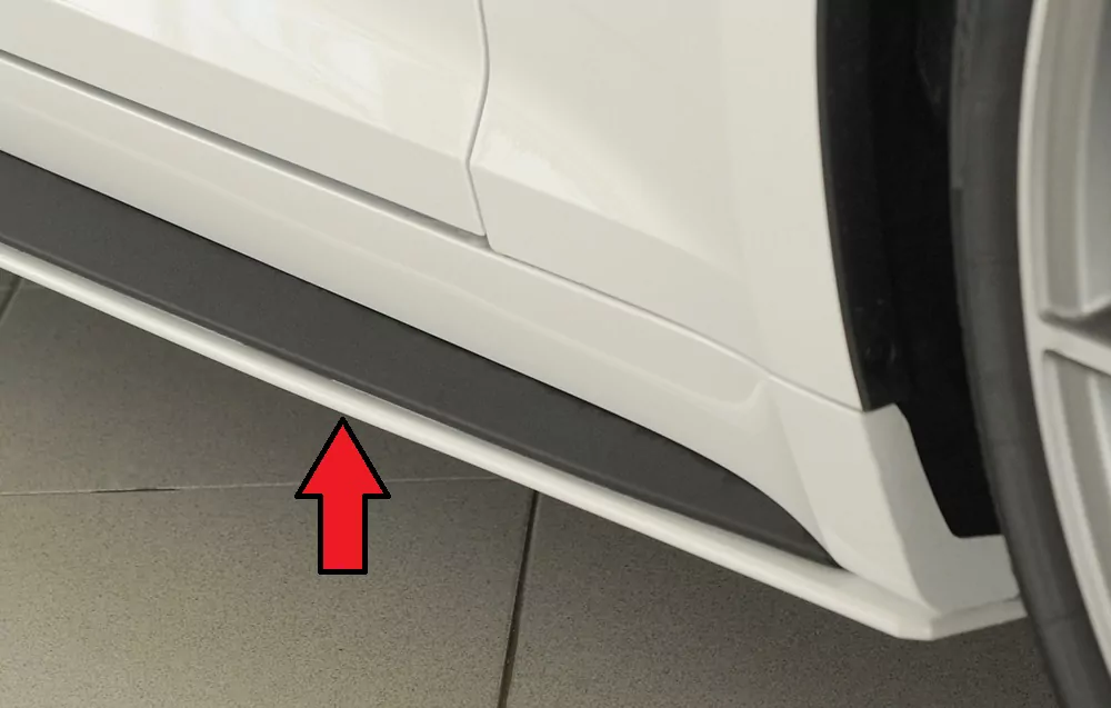 Rieger Seitenschwelleransatz für Audi A5 S5 (B9/F5) | Coupé 11.16-12.19 (bis Facelift) nur für S-Line-Schweller