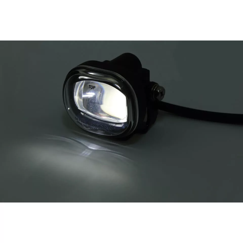 HIGHSIDER Nebelscheinwerfer LED-MICRO, rechteckig, schwarz E-geprüft